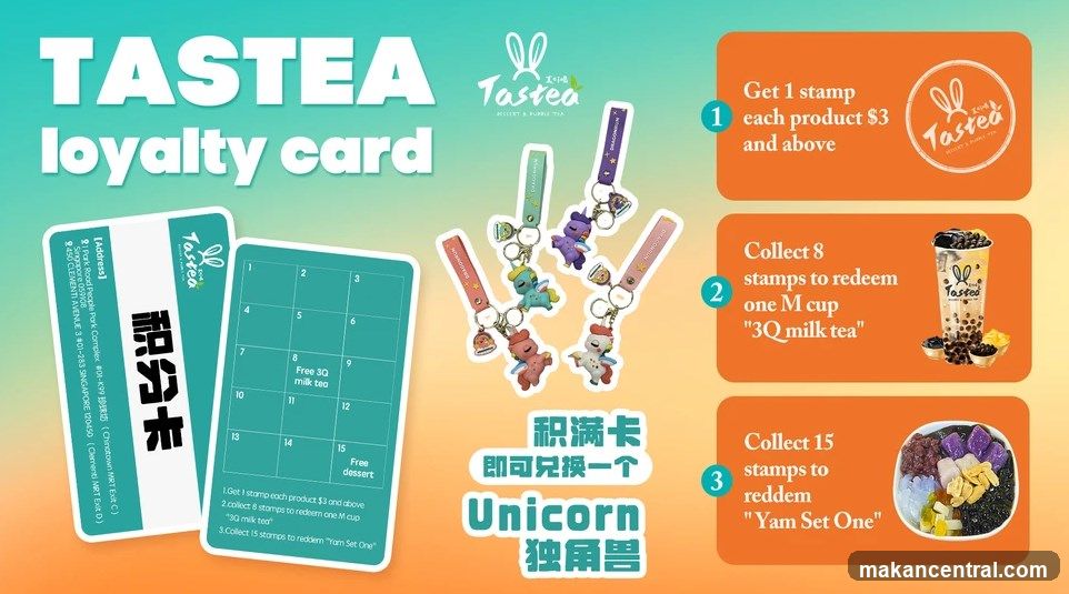 Tastea Loyalty Card Promotion
