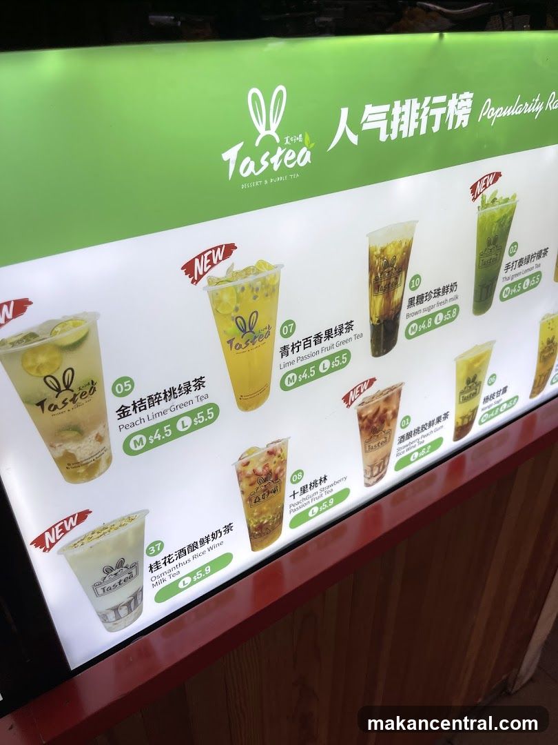 Tastea Popularity Ranking