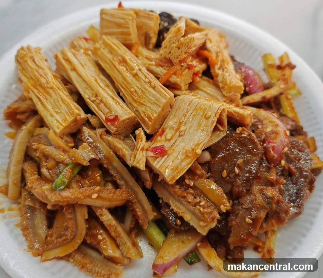 Spicy Beef and Tofu Skin Salad