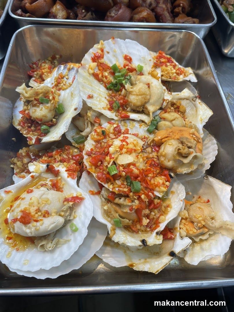 Scallops with Chili and Garlic