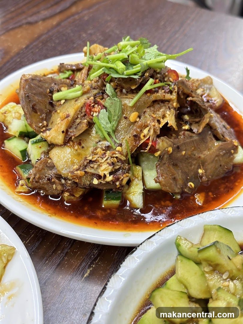 Spicy Sliced Meat with Cucumber