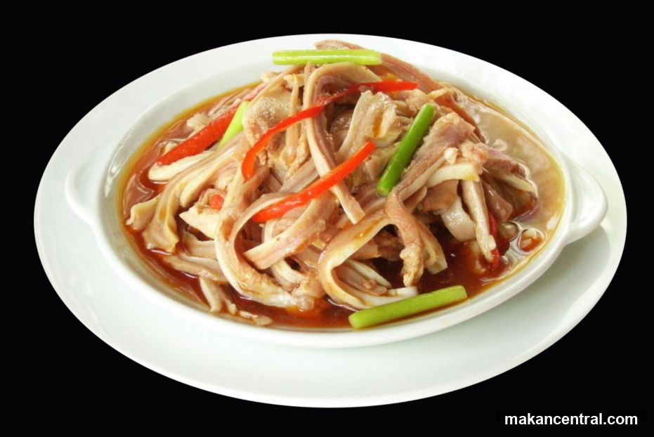 Sliced Pork Ear Dish