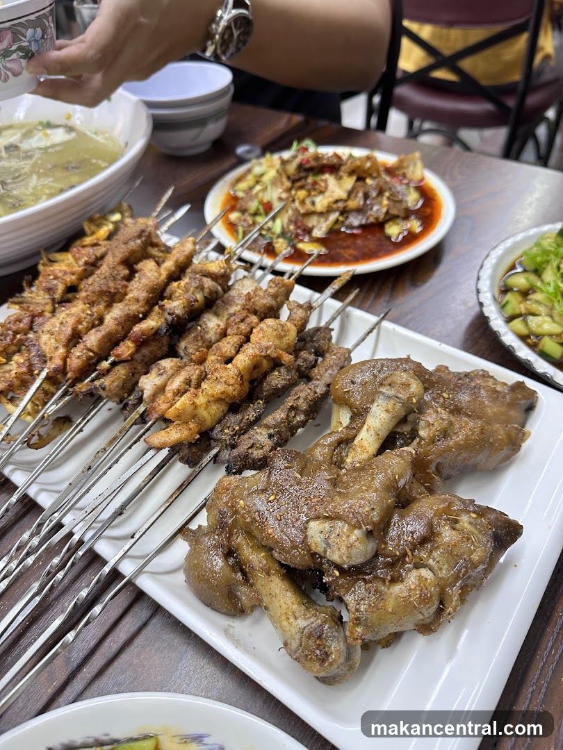 Skewers and Braised Pig Feet
