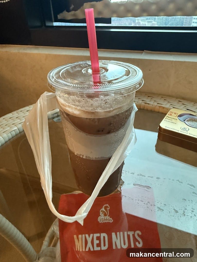 Iced Drink and Mixed Nuts