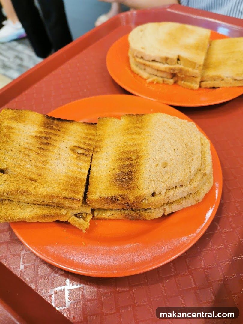 Toast with filling