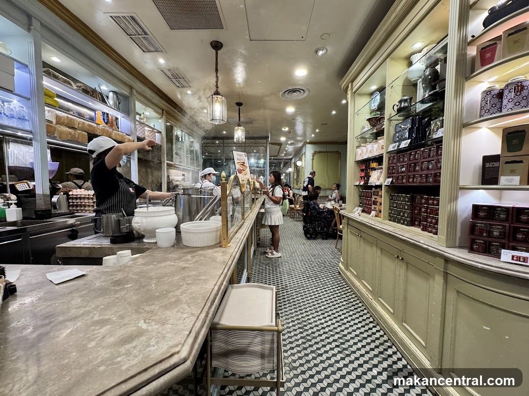 Interior of a food establishment