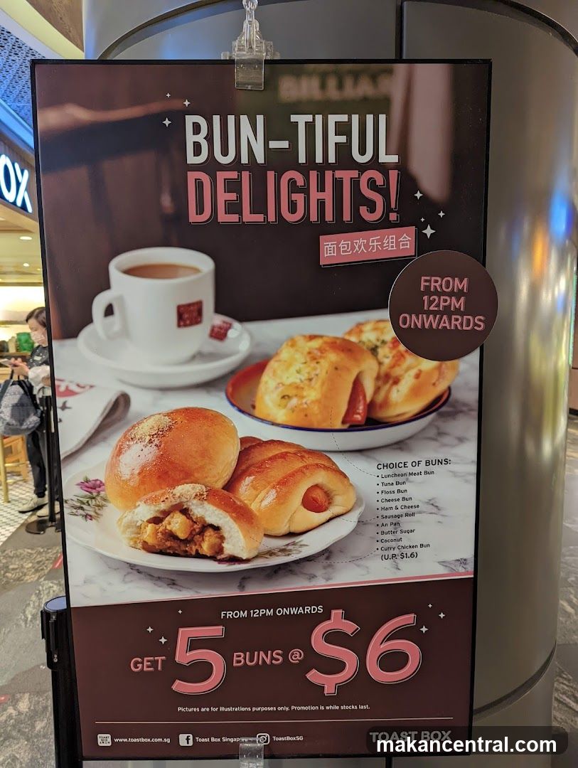 Toast Box Bun Promotion