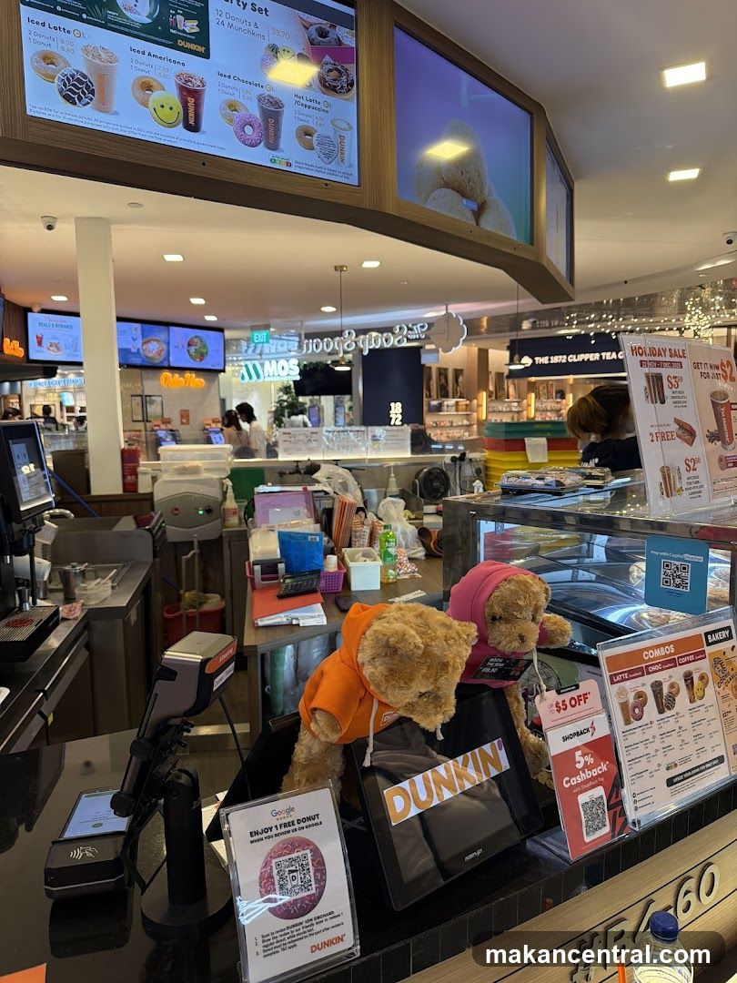 Dunkin' Counter with Teddy Bears