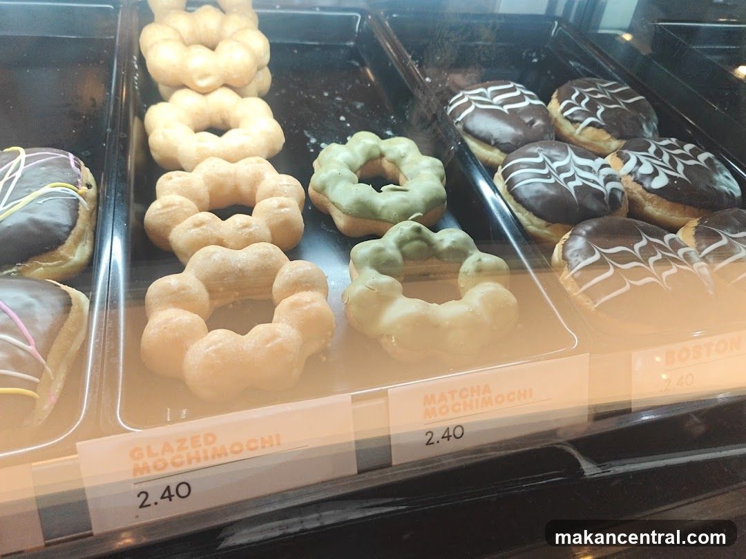 Donuts in a Display Case