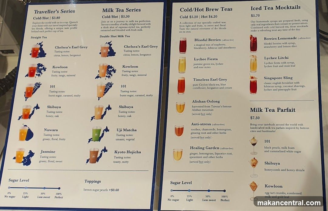 Tea Menu