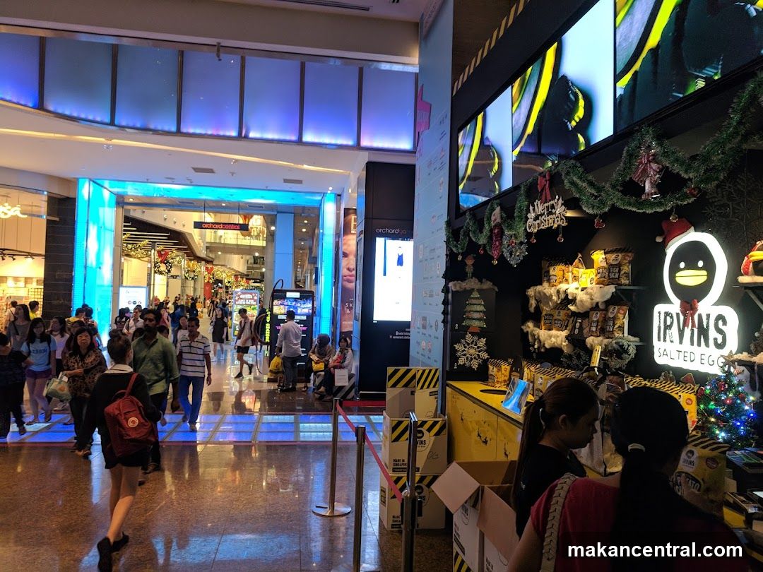 Christmas decorations in a shopping mall