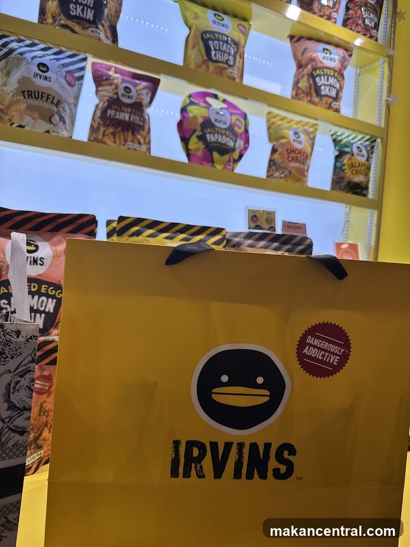 Irvins Snacks Display