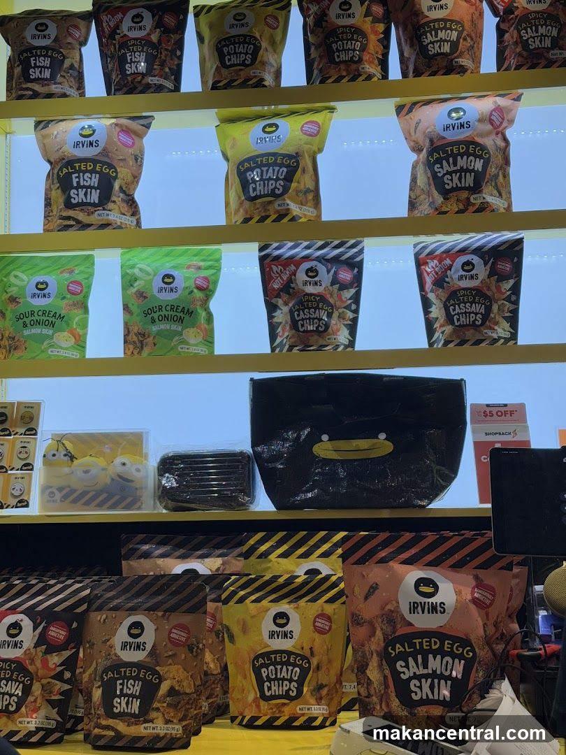 Assortment of Irvins Salted Egg Snacks