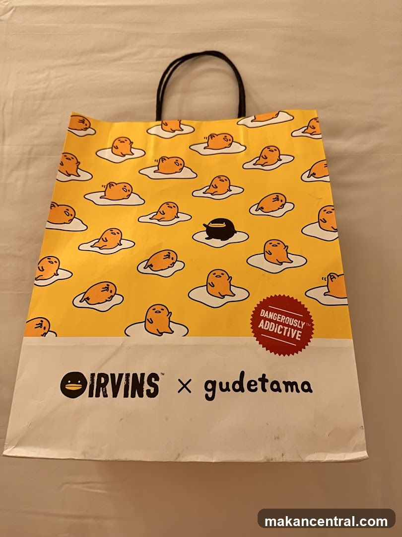 Irvins x Gudetama Shopping Bag