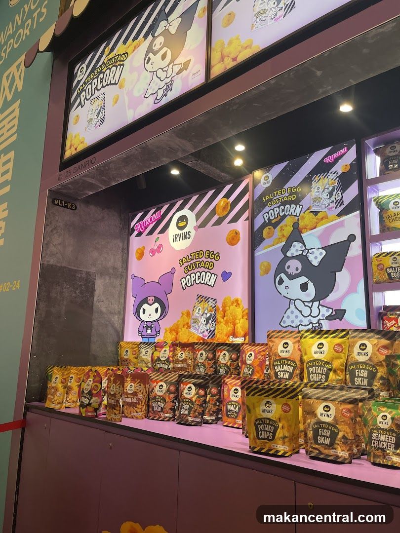 Snack Display with Sanrio Characters