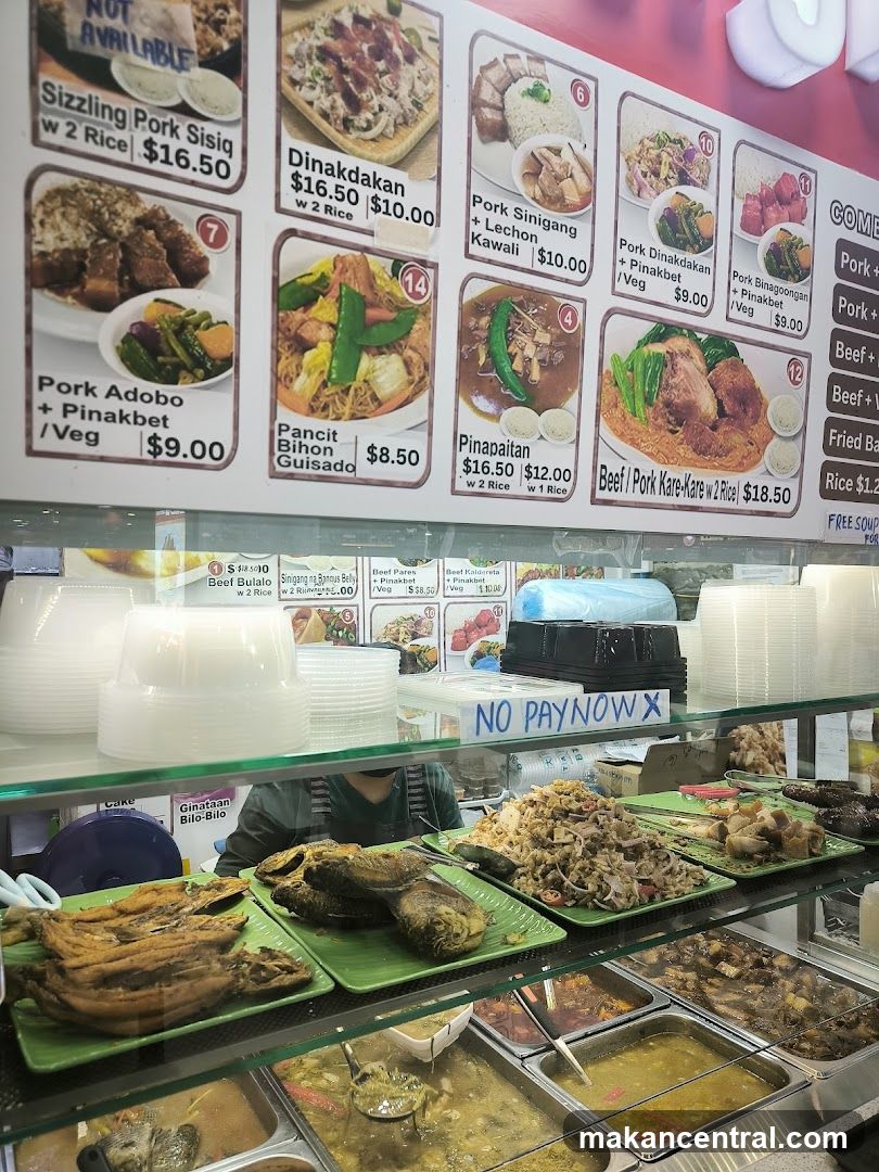 Food Stall Menu and Display