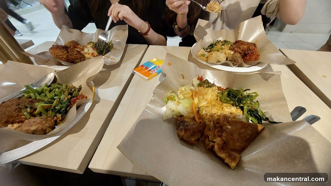 People eating meals