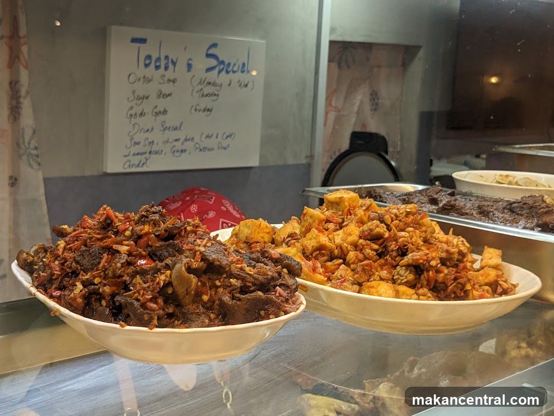 Food Display with Specials Board
