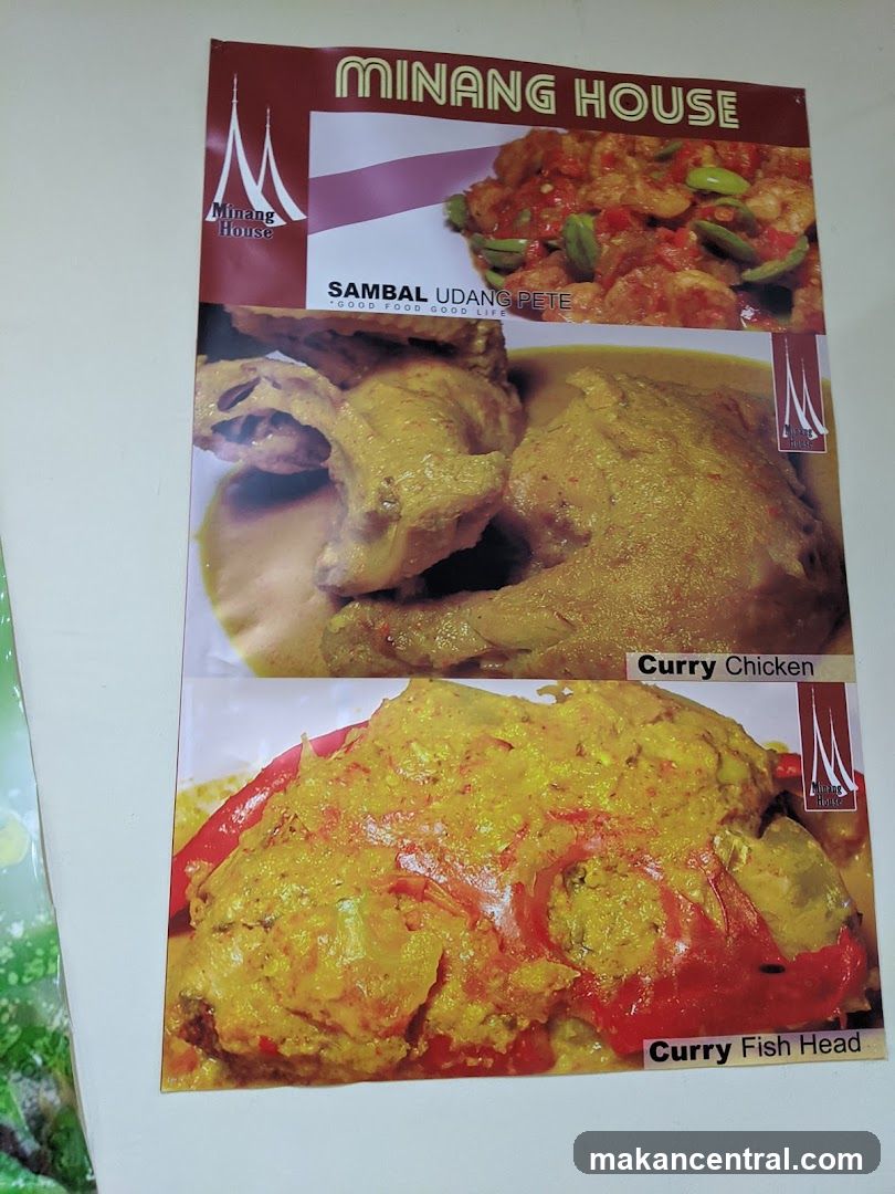 Minang House Menu