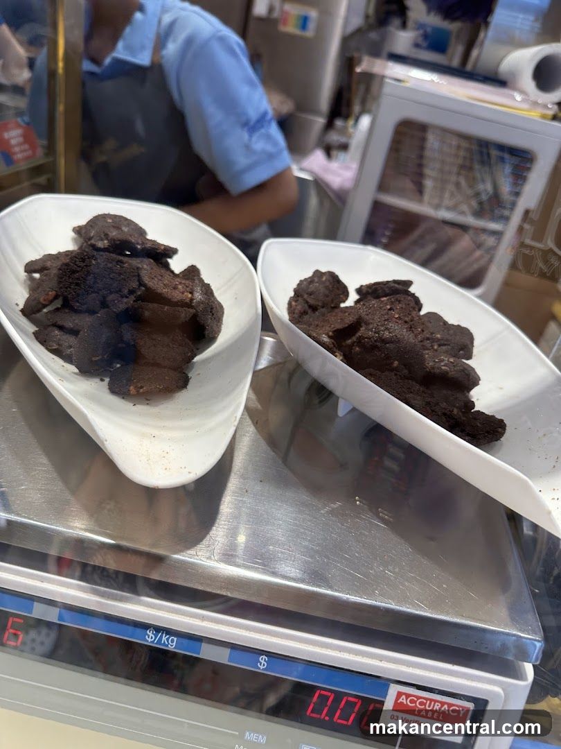 Chocolate Cookies on Scale