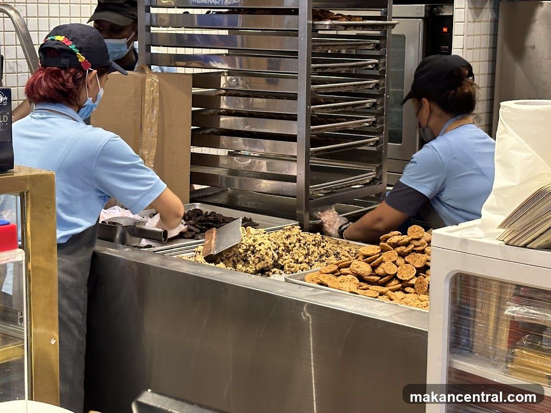 Baking Staff Preparing Cookies