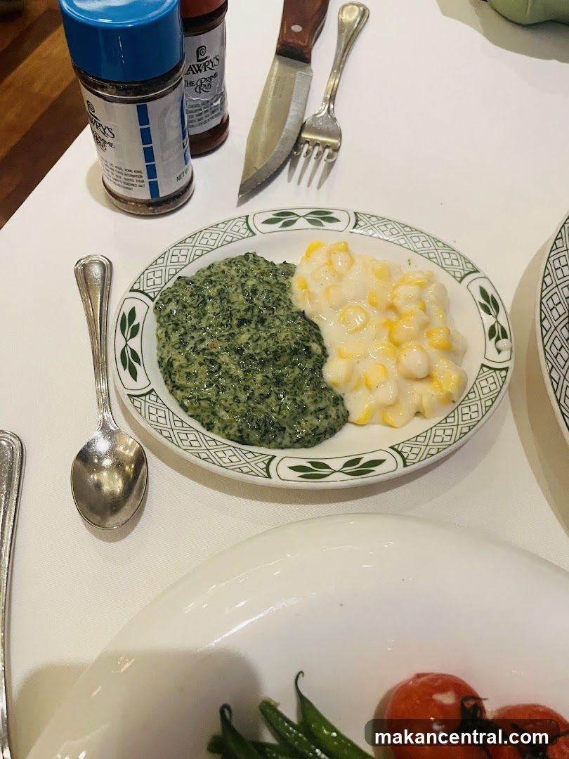 Creamed Spinach and Corn