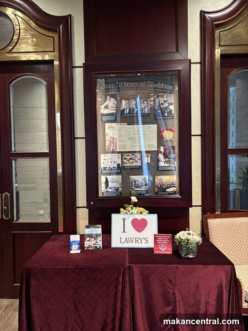 Lawry's Display Case