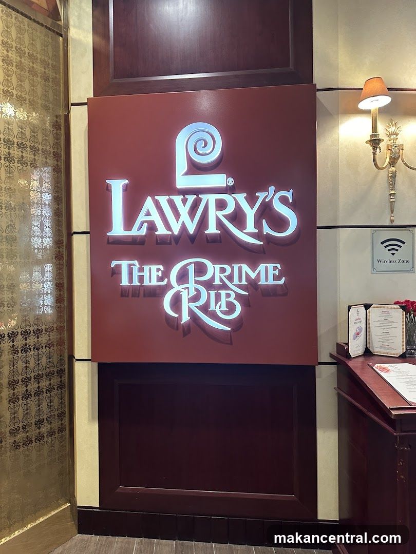 Lawry's The Prime Rib Sign