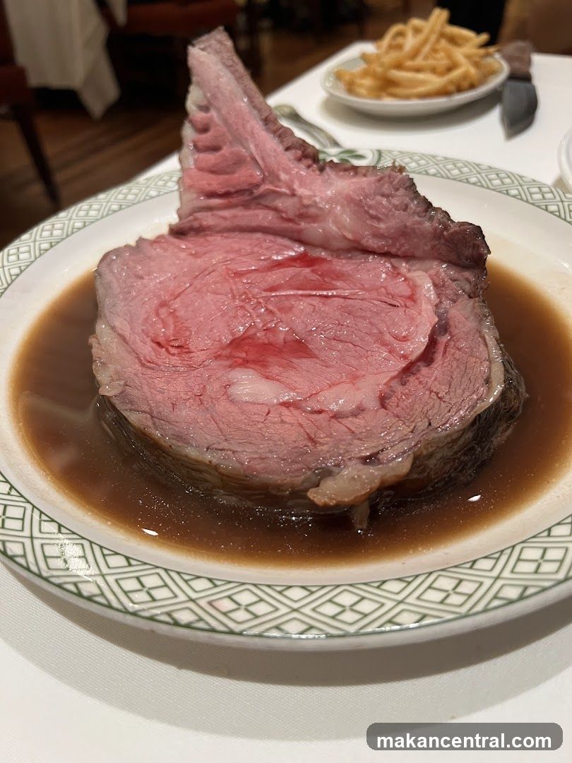 Prime Rib with Au Jus and Fries