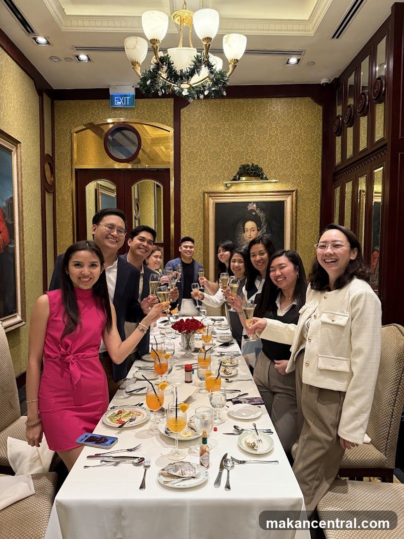 Group Toasting at a Formal Dinner