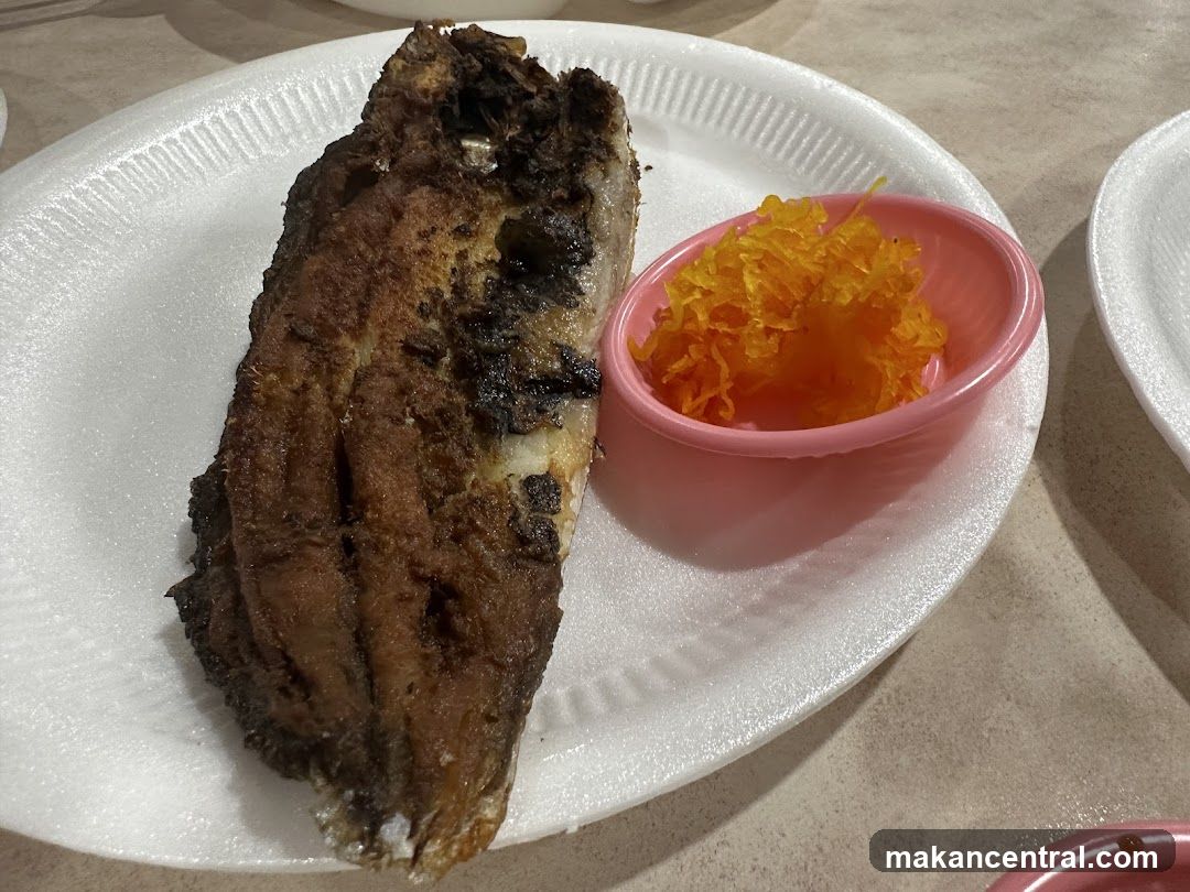 Fried Fish with Garnish