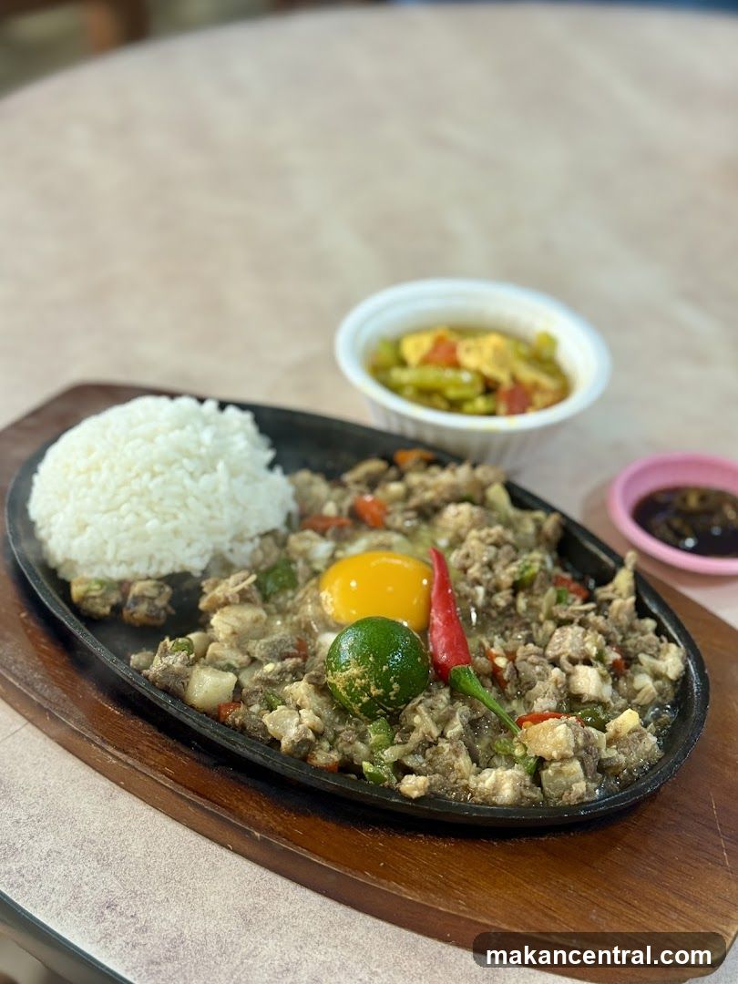 Sizzling Pork Sisig with Rice