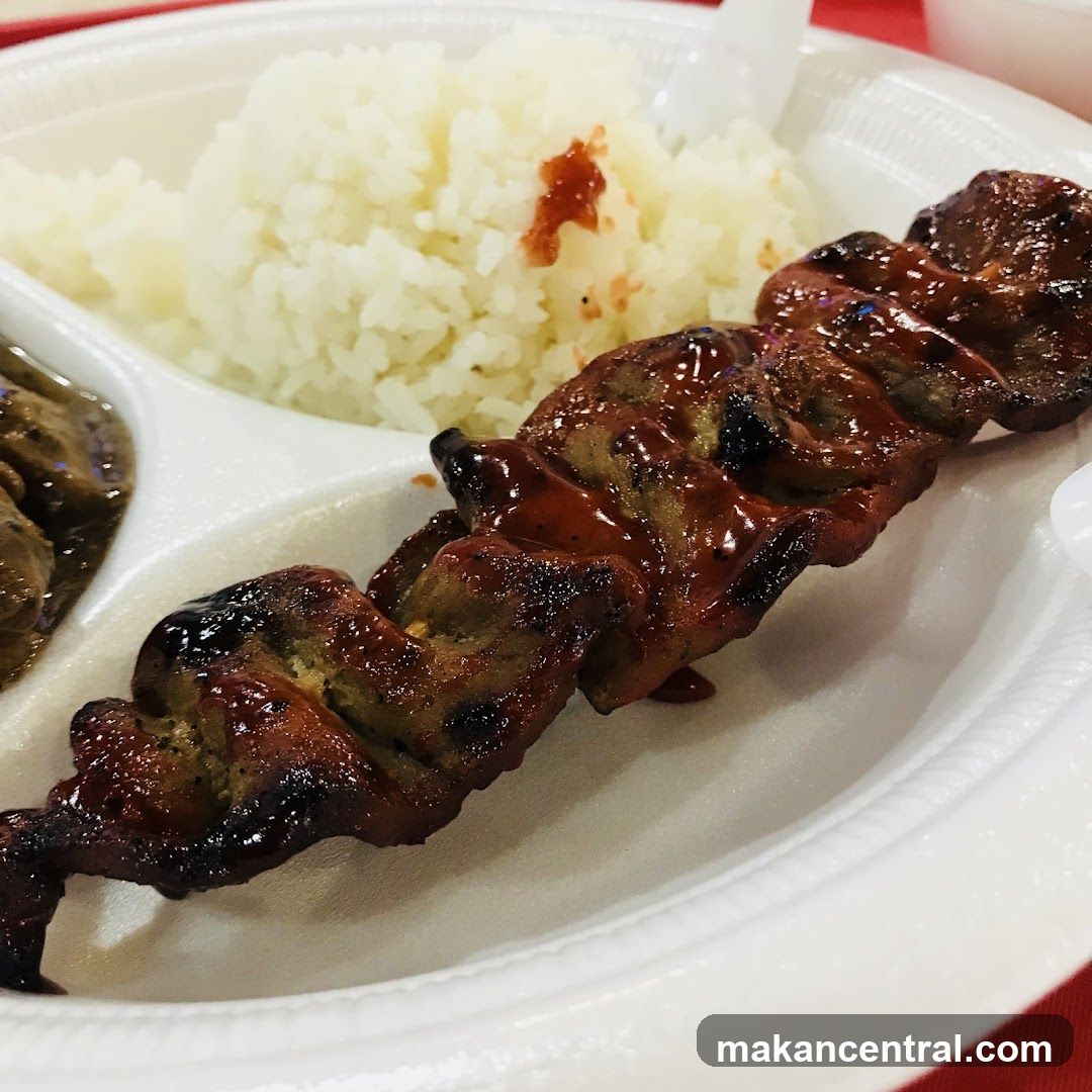 Pork Skewers with Rice