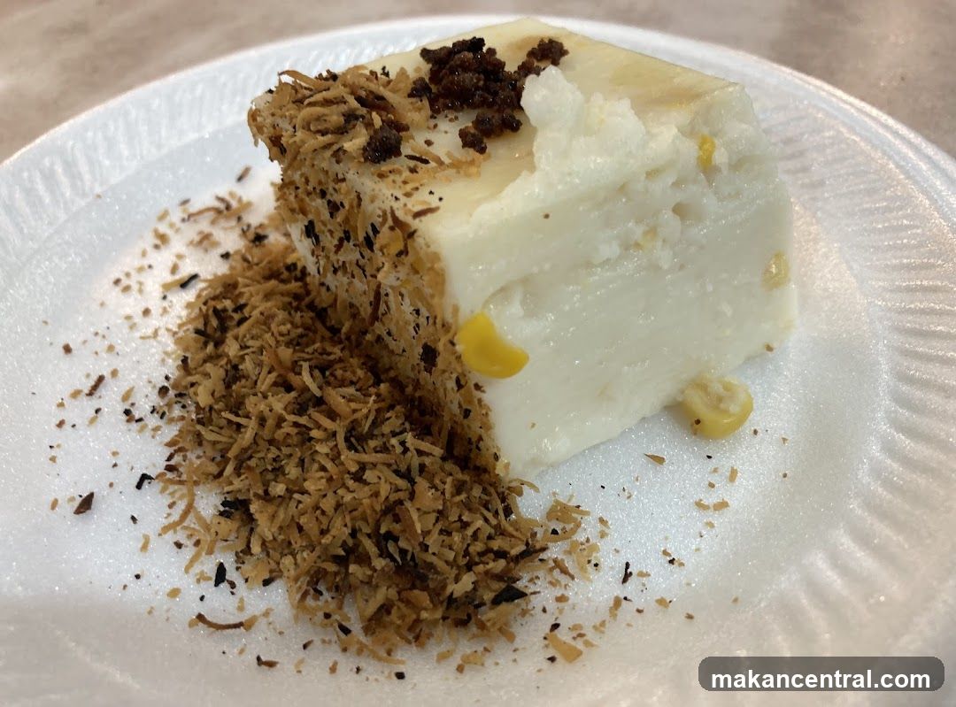 Dessert with Coconut and Corn