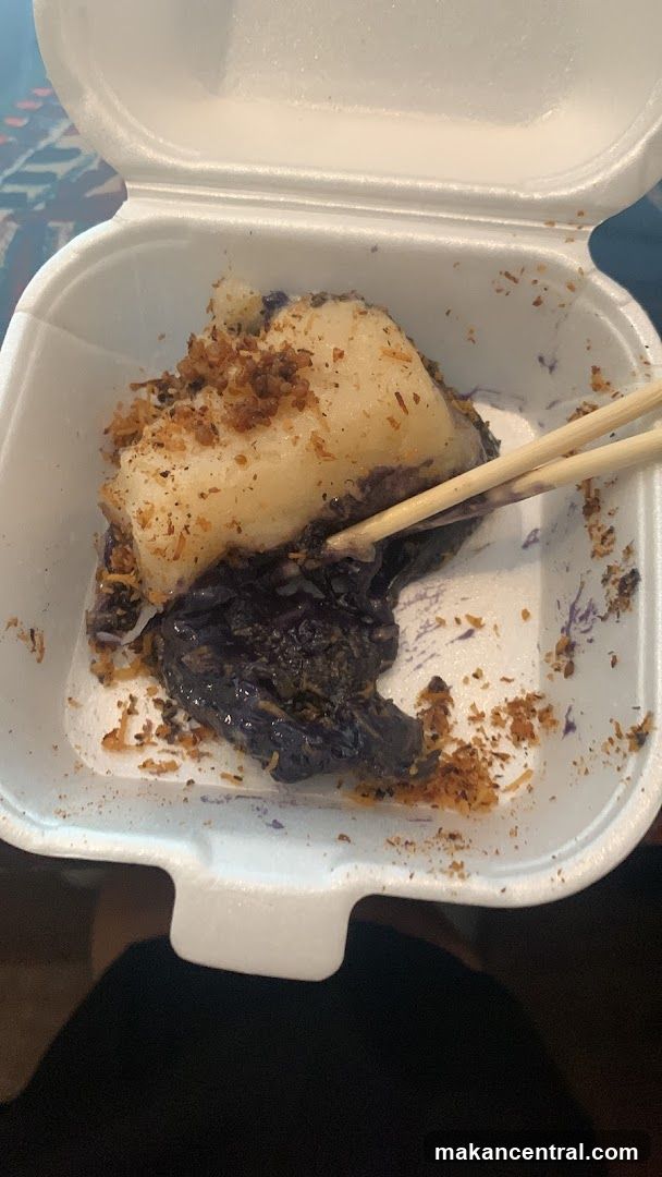 Ube Dessert with Toasted Coconut