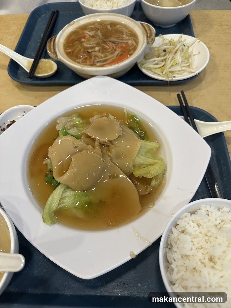 Abalone and Soup with Rice