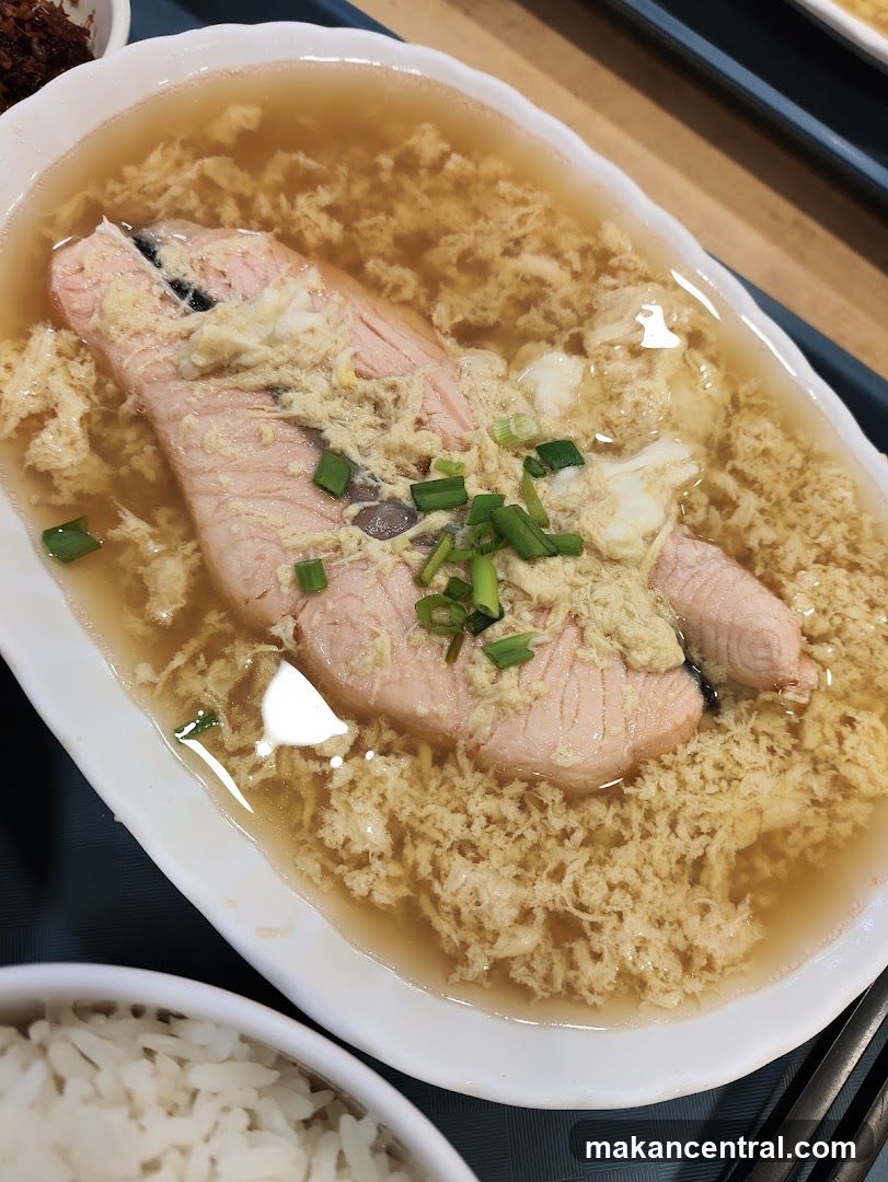 Salmon Soup with Scrambled Egg