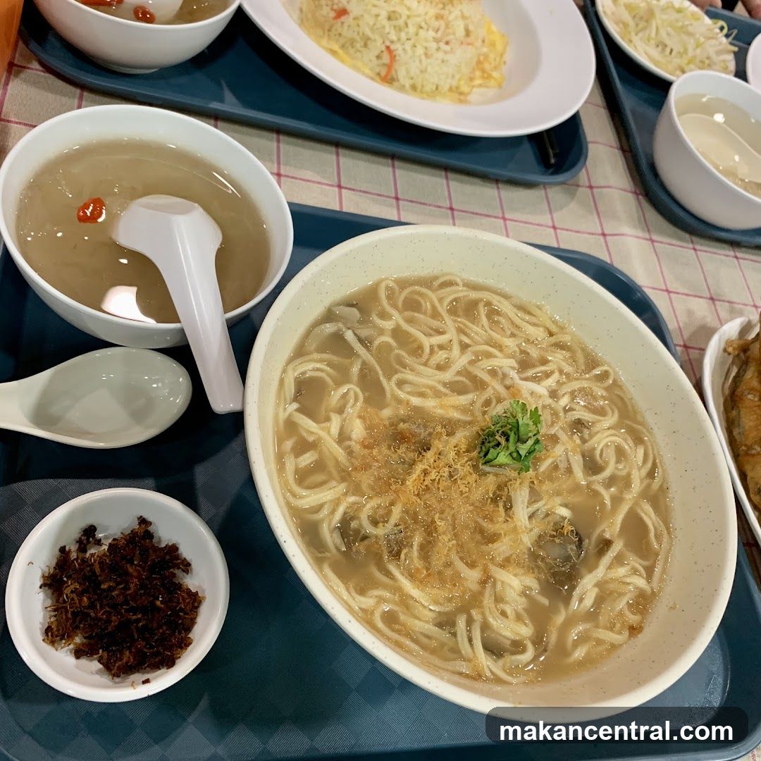 Noodle Soup and Fried Rice