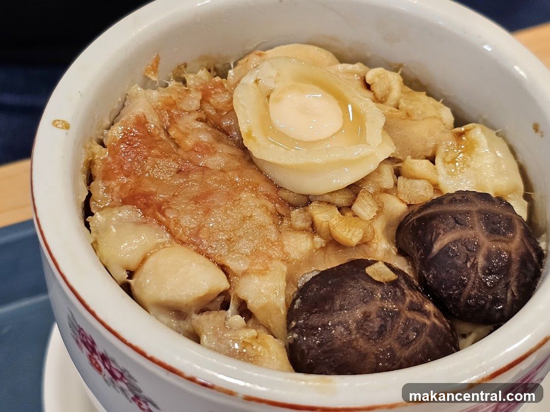 Steamed Abalone and Mushroom Dish