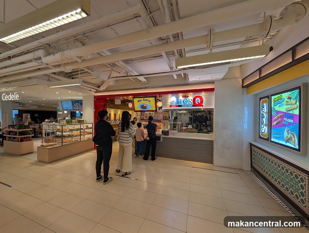 Food stalls in a mall