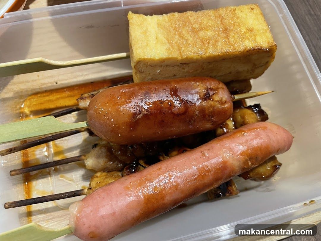 Skewers with Sausage and Tamagoyaki