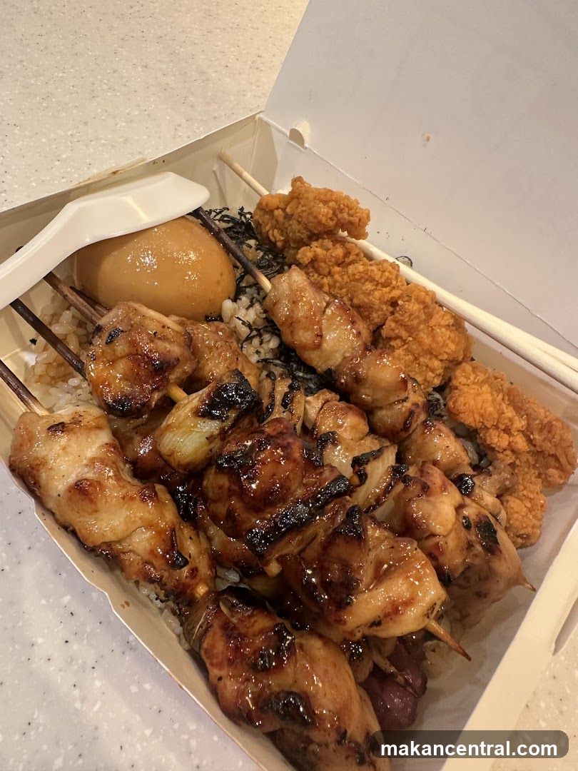 Chicken Skewers Bento Box