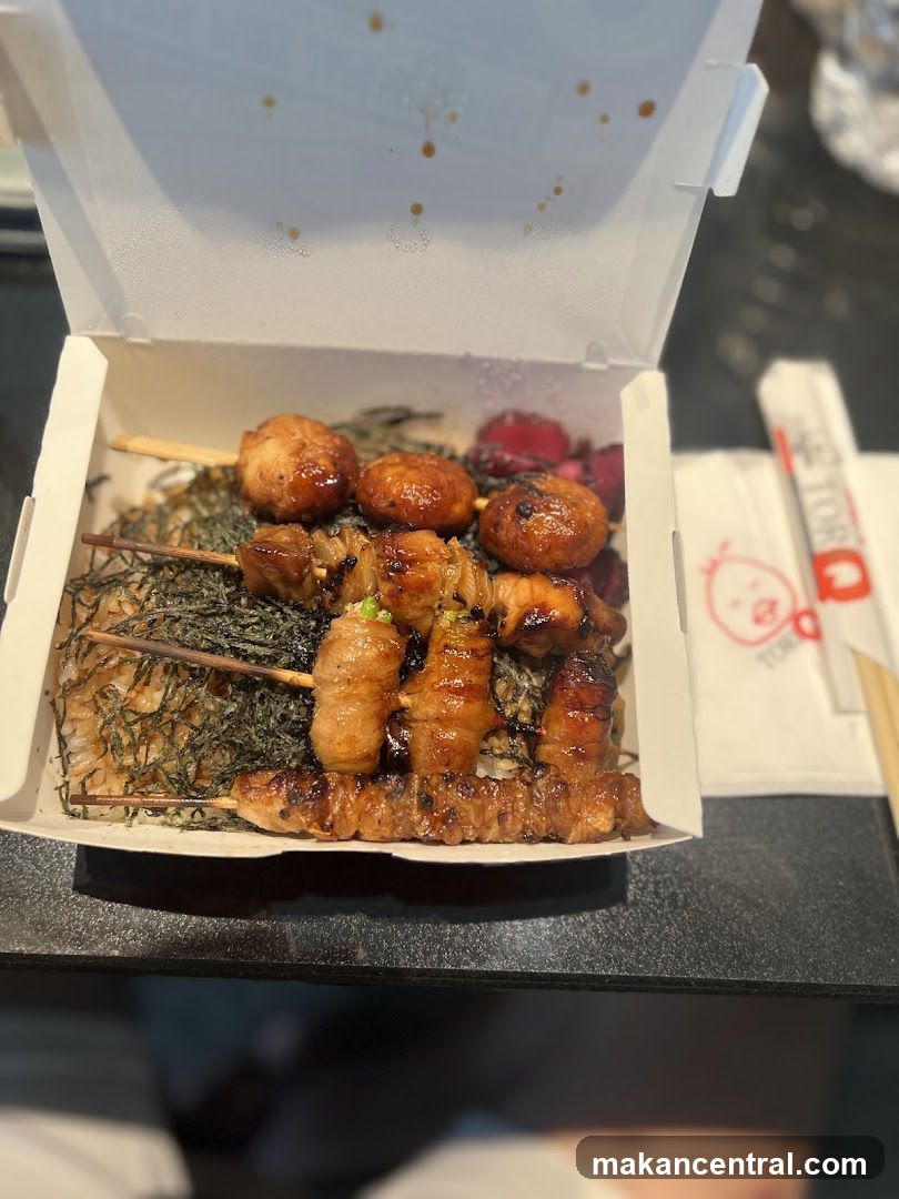 Yakitori Skewers with Rice