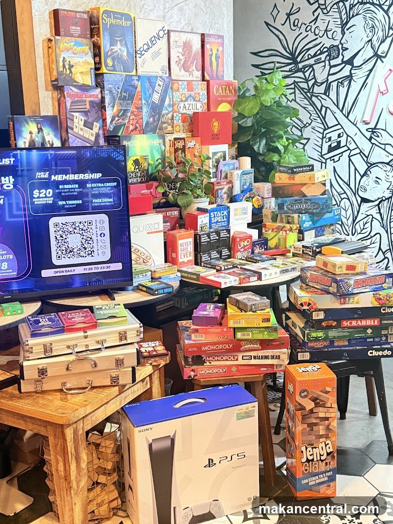 Board Games and Electronics Display