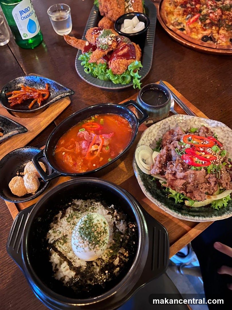 Korean Food Spread