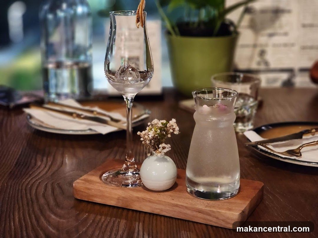 Table Setting with Drinks
