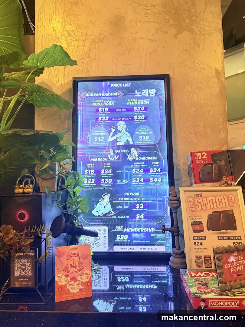 Karaoke and Game Price List