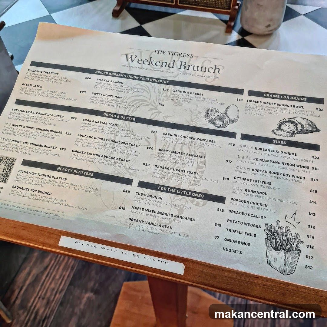 The Tigress Weekend Brunch