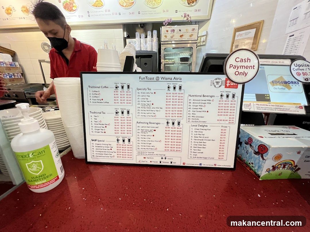 Fun Toast Menu