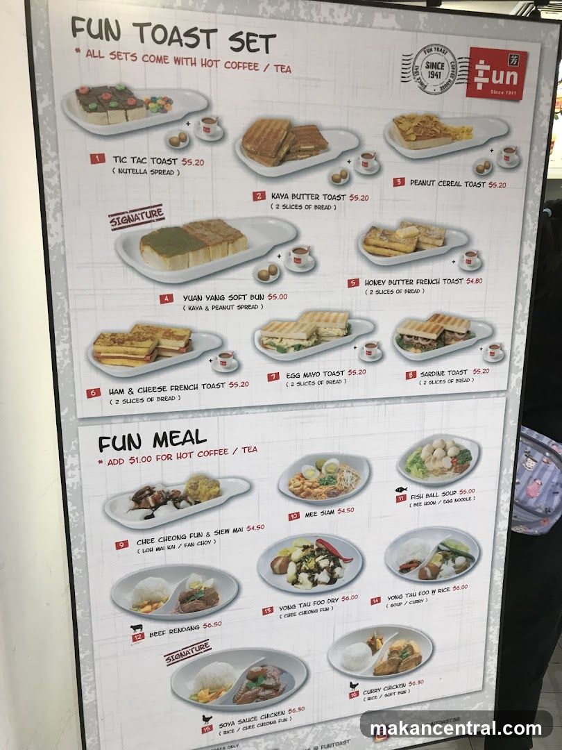 FUN TOAST SET & FUN MEAL